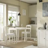 IKEA JUSTINA (ИКЕА ЙУСТИНА) — Подушка на стул, натуральный 42/35x40x4 см — фото 2