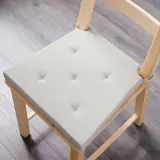 IKEA JUSTINA (ИКЕА ЙУСТИНА) — Подушка на стул, натуральный 42/35x40x4 см — фото 6