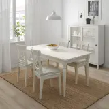 IKEA JUSTINA (ИКЕА ЙУСТИНА) — Подушка на стул, натуральный 42/35x40x4 см — фото 7