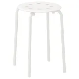 IKEA MARIUS (ИКЕА МАРИУС) — Табурет, белый 45 см — фото 1