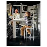 IKEA MARIUS (ИКЕА МАРИУС) — Табурет, белый 45 см — фото 2