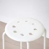 IKEA MARIUS (ИКЕА МАРИУС) — Табурет, белый 45 см — фото 6