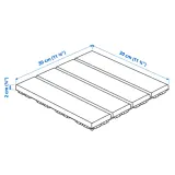 IKEA RUNNEN (ИКЕА РУННЕН) — Плитка садовая напольная, темно-серая 0.81 м² — фото 8