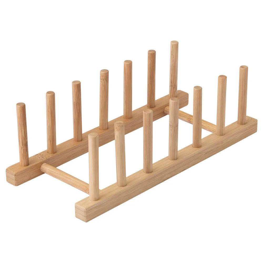 IKEA OSTBIT (ИКЕА ОСТБИТ) — Держатель для тарелок, бамбук