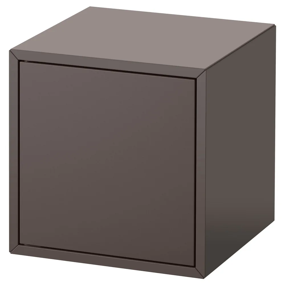 IKEA EKET (ИКЕА ЕКЕТ) — Шкаф с дверцей, тёмно-серый 35x35x35 см