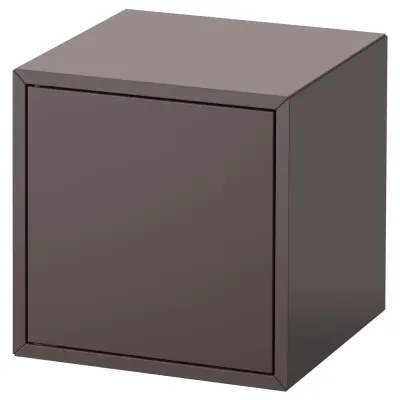 IKEA EKET (ИКЕА ЕКЕТ) — Шкаф с дверцей, тёмно-серый 35x35x35 см