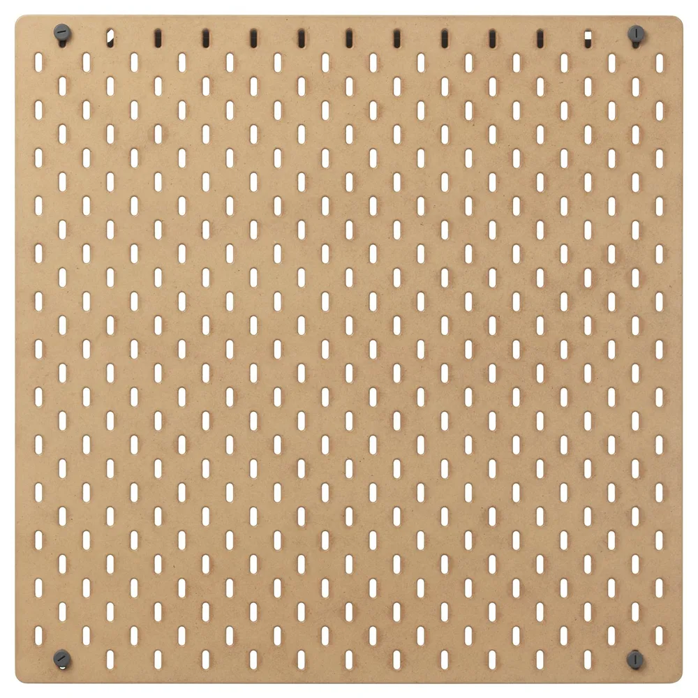IKEA SKÅDIS (ИКЕА СКОДИС) — Перфорированная панель, дерево 56x56 см