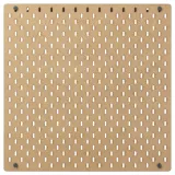 IKEA SKÅDIS (ИКЕА СКОДИС) — Перфорированная панель, дерево 56x56 см — фото 1
