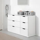 IKEA RAGGISAR (ИКЕА РАГГИСАР) — Корзина, 3 шт., серая — фото 6