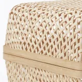 IKEA SMARRA (ИКЕА СМАРРА) — Коробка с крышкой, естественный цвет 30x30x23 см — фото 4