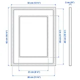 IKEA KNOPPÄNG (ИКЕА КНОППЭНГ) — Рамка, чёрная 30x40 см — фото 6