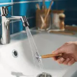 IKEA ÅBÄCKEN (ИКЕА ОБЭКЕН) — Насадка для смесителя с функцией тумана, чёрная — фото 3