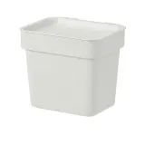 IKEA HÅLLBAR (ИКЕА ХОЛЛБАР) — Контейнер с крышкой, светло-серый 3 л — фото 1