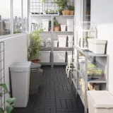 IKEA HÅLLBAR (ИКЕА ХОЛЛБАР) — Контейнер с крышкой, светло-серый 3 л — фото 3