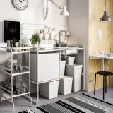 IKEA HÅLLBAR (ИКЕА ХОЛЛБАР) — Контейнер с крышкой, светло-серый 3 л — фото 5