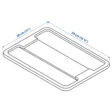 IKEA SAMLA (ИКЕА САМЛА) — Крышка для контейнера 11/22 л, прозрачная — фото 4