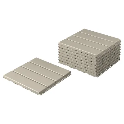 IKEA RUNNEN (ИКЕА РУННЕН) — Плитка садовая напольная, беж 0.81 м²