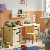 IKEA TROFAST (ИКЕА ТРУФАСТ) — Рама, светлая сосна, белая морилка 32x44x52 см — фото 3