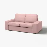 IKEA KIVIK (ИКЕА КИВИК) — Чехол на 2-местный диван, Gunnared светло-розовый — фото 2