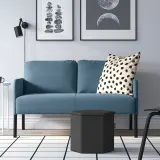 IKEA KJUGE (ИКЕА КЙУГЕ) - Пуф с ящиком для хранения - Книса тёмно-серый — фото 3