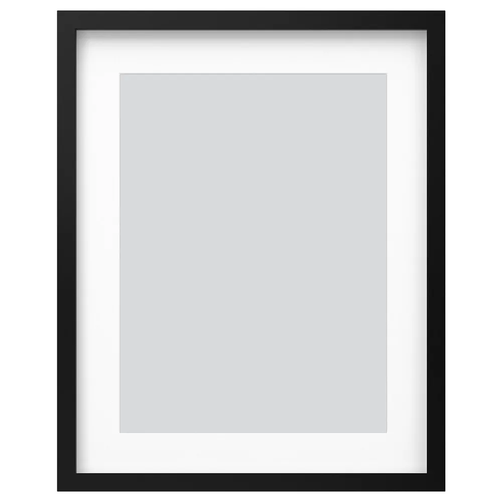 IKEA RÖDALM (ИКЕА РЁДАЛМ) — Рамка, черная 40х50 см