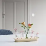 IKEA VATTENKRASSE (ИКЕА ВАТТЕНКРАССЕ) — Набор для укоренения растений, стекло цвета слоновой кости/золотистый — фото 5