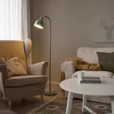 IKEA RÖDFLIK (ИКЕА РЁДФЛИК) — Лампа напольная/для чтения, серо-зеленая — фото 3