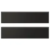 IKEA BODBYN (ИКЕА БОДБИН) — Фасад ящика, чёрный 40x10 см, 2 шт — фото 1