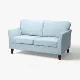 IKEA EKHOLMA (ИКЕА ЕКХОЛМА) — Чехол на диван 2-местный, Kilanda бледно-голубой — фото 2