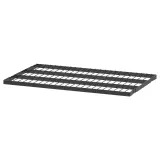IKEA BOAXEL (ИКЕА БОАКСЕЛ) — Полка проволочная, антрацит 60x40 см — фото 1
