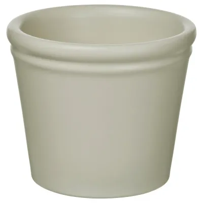 IKEA KÖRSBÄRSBJÖRK (ИКЕА КЁРСБЭРСБЙЁРК) — Кашпо, светлое серо-бежевое 6 см