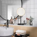 IKEA EKFÄNN (ИКЕА ЕКФЭНН) — Косметическое зеркало с подсветкой, с диммером/чёрное — фото 2