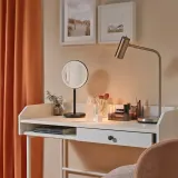 IKEA EKFÄNN (ИКЕА ЕКФЭНН) — Косметическое зеркало с подсветкой, с диммером/чёрное — фото 3