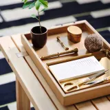 IKEA STOCKHOLM (ИКЕА СТОКХОЛМ) — 2025 Поднос, цвет латуни 28x20 см — фото 4