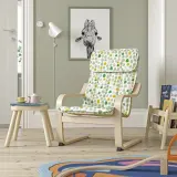 IKEA POÄNG (ИКЕА ПОЭНГ) — Подушка для детского кресла, Ulvsby в горошек — фото 3