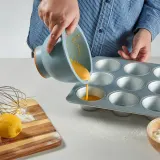 IKEA PONNYFISK (ИКЕА ПОННИФИСК) — Миска для смешивания, светло-серо-голубая 1 л — фото 2