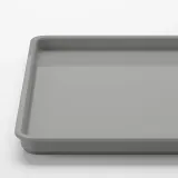 IKEA KUGGIS (ИКЕА КУГГИС) — Крышка, светло-серая 18x26 см — фото 4