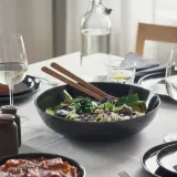 IKEA GLADELIG (ИКЕА ГЛАДЕЛИГ) — Миска, тёмно-серая 30 см — фото 2