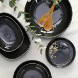 IKEA GLADELIG (ИКЕА ГЛАДЕЛИГ) — Миска, тёмно-серая 30 см — фото 5