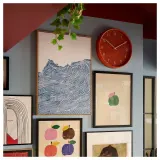 IKEA BONDIS (ИКЕА БОНДИС) — Часы настенные, оранжевые 38 см — фото 3