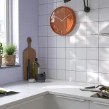 IKEA BONDIS (ИКЕА БОНДИС) — Часы настенные, оранжевые 38 см — фото 4