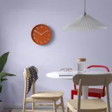 IKEA BONDIS (ИКЕА БОНДИС) — Часы настенные, оранжевые 38 см — фото 5