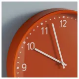 IKEA BONDIS (ИКЕА БОНДИС) — Часы настенные, оранжевые 38 см — фото 6