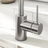 IKEA SALLSJÖN (ИКЕА САЛЛШЁН) — Смеситель с боковым рычагом, стальной — фото 4