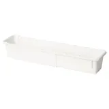 IKEA KACKLA (ИКЕА КАКЛА) — Раздвижной контейнер, белый 25-38x9 см — фото 2