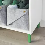 IKEA LÄTTHET (ИКЕА ЛЭТТХЕТ) — Ножка, зелёная/металл 11 см — фото 4