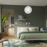 IKEA GULLSUDARE (ИКЕА ГУЛЛСУДАРЕ) — Абажур подвесной, белый/ручная работа 45 см — фото 3