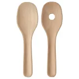 IKEA SKALLKNEKT (ИКЕА СКАЛЛКНЕКТ) — Приборы для салата, 2 шт., массив берёзы — фото 1