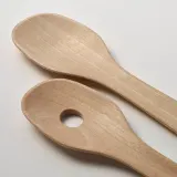 IKEA SKALLKNEKT (ИКЕА СКАЛЛКНЕКТ) — Приборы для салата, 2 шт., массив берёзы — фото 3
