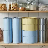 IKEA BETTHAJ (ИКЕА БЕТТХАЙ) — Банка с крышкой, для кофе/чая/серебристая 0.6 л — фото 5